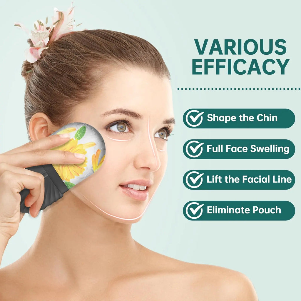 Ice Face Roller & Gua Sha Facial Tool Set – Face Massage Roller for Skin Lifting, Contouring & Depuffing Skincare Routine - sensationmarketsensationmarket14:350850#3pcs set-BlackIce Face Roller & Gua Sha Facial Tool Set – Face Massage Roller for Skin Lifting, Contouring & Depuffing Skincare Routine3pcs set-Black