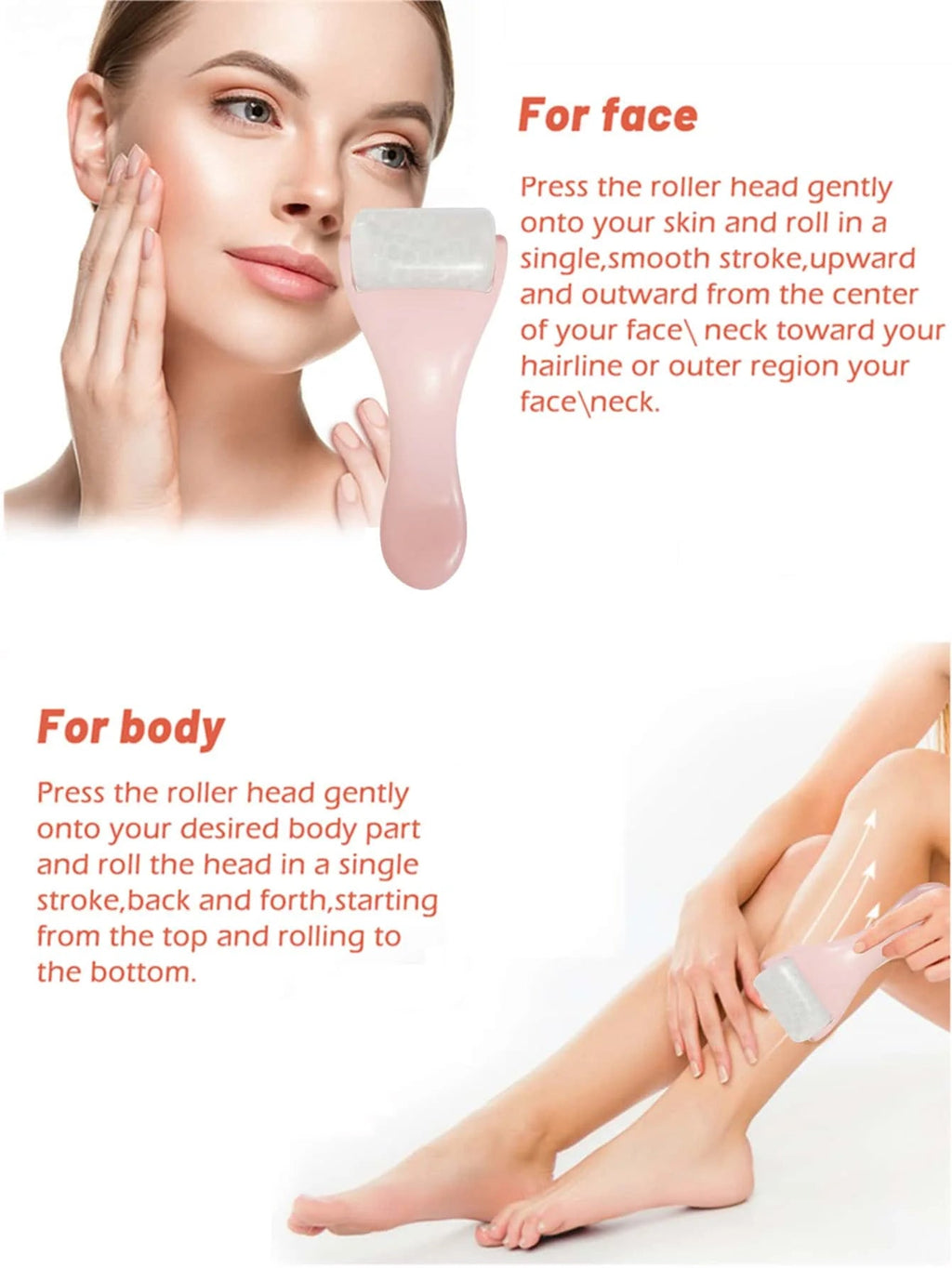 Ice Face Roller Massager – Handheld Facial Lifting & Body Rolling Massager for Wrinkle Reduction & Skin Care - sensationmarketsensationmarket14:1052#pinkIce Face Roller Massager – Handheld Facial Lifting & Body Rolling Massager for Wrinkle Reduction & Skin Carepink