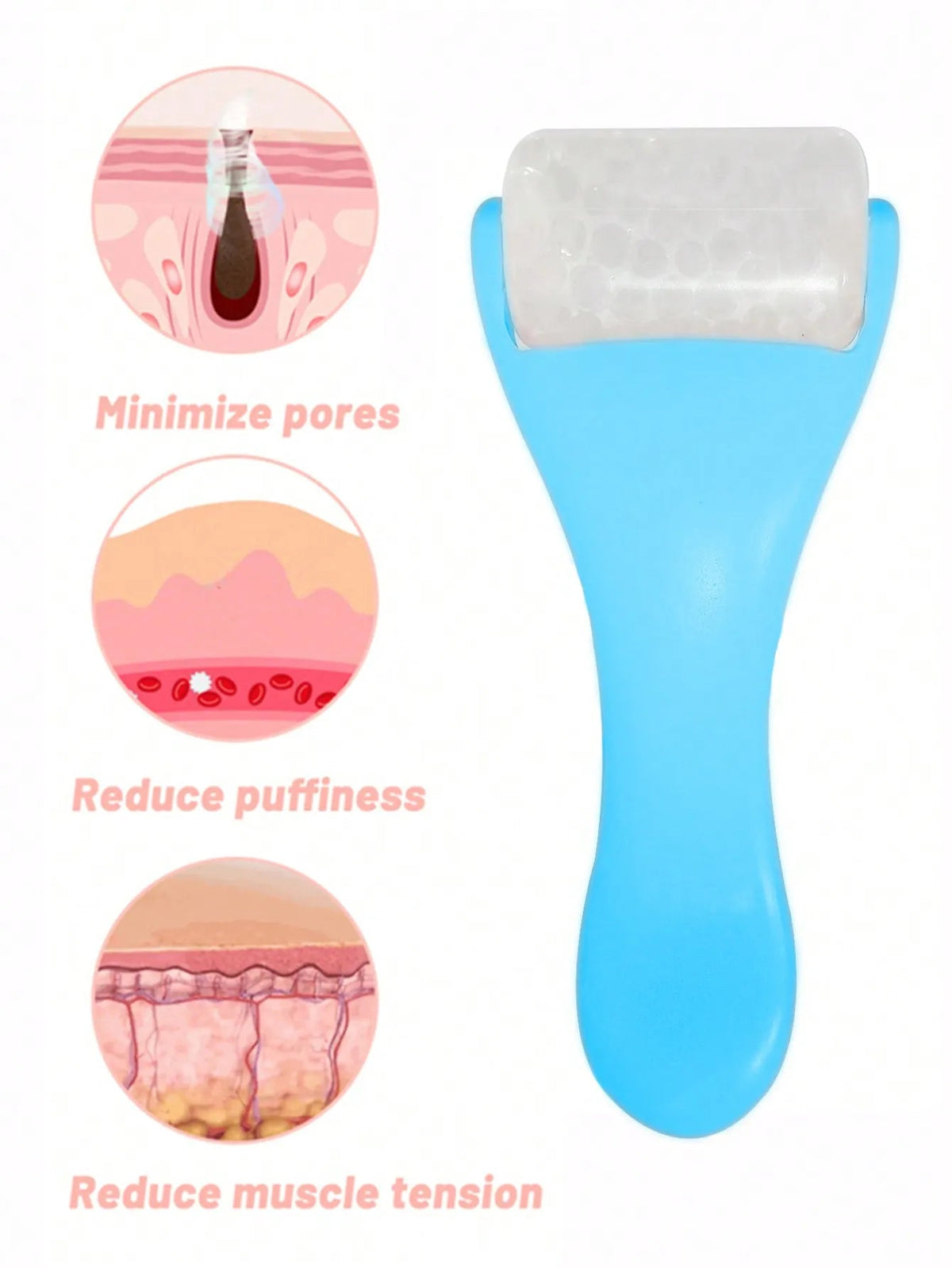 Ice Face Roller Massager – Handheld Facial Lifting & Body Rolling Massager for Wrinkle Reduction & Skin Care - sensationmarketsensationmarket14:1052#pinkIce Face Roller Massager – Handheld Facial Lifting & Body Rolling Massager for Wrinkle Reduction & Skin Carepink