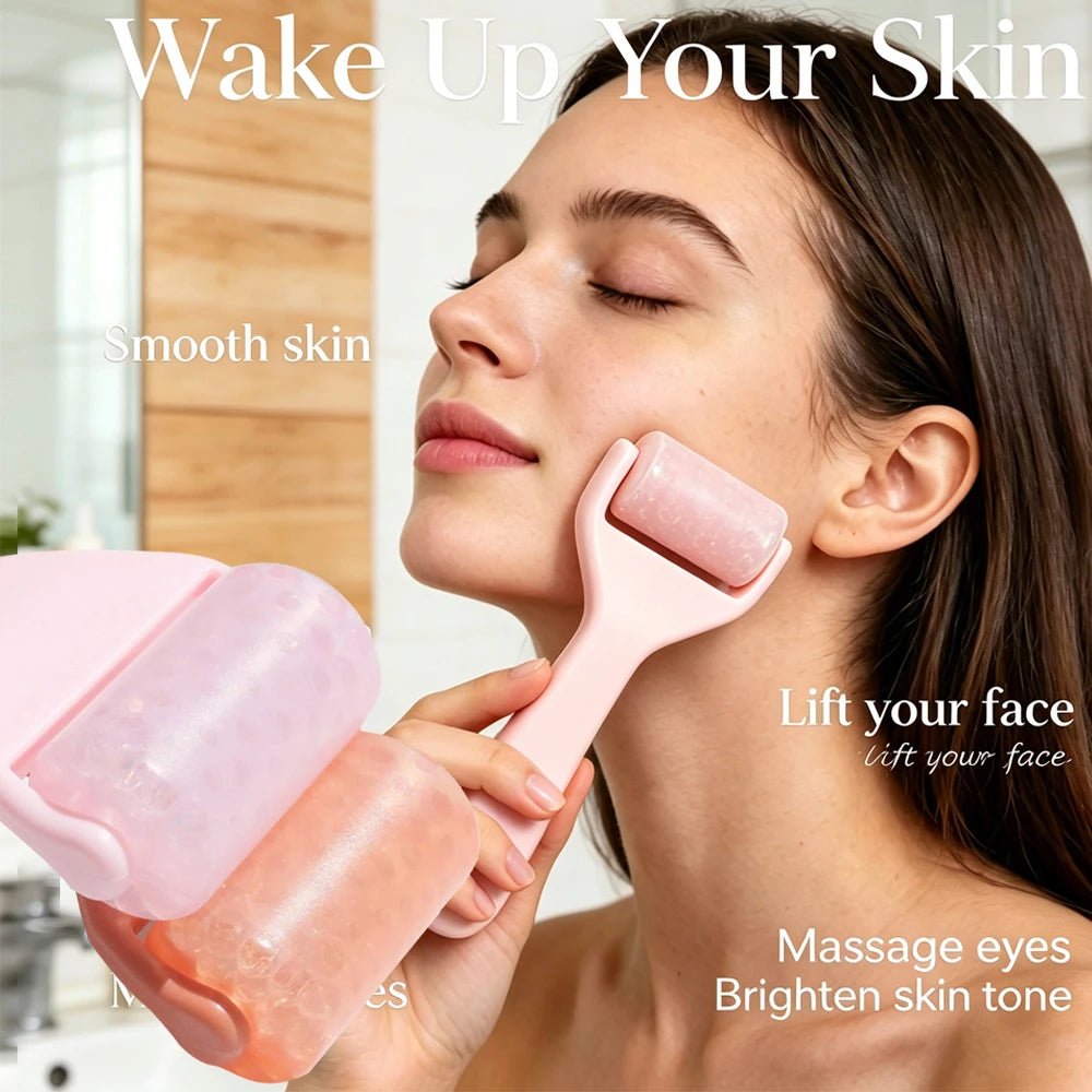 Ice Roller Face Massager & Facial Ice Cube Mold – Gua Sha Lifting, Skin Tightening & Eye Massage Cold Therapy Tool - sensationmarketsensationmarket14:173#FIce Roller Face Massager & Facial Ice Cube Mold – Gua Sha Lifting, Skin Tightening & Eye Massage Cold Therapy ToolF