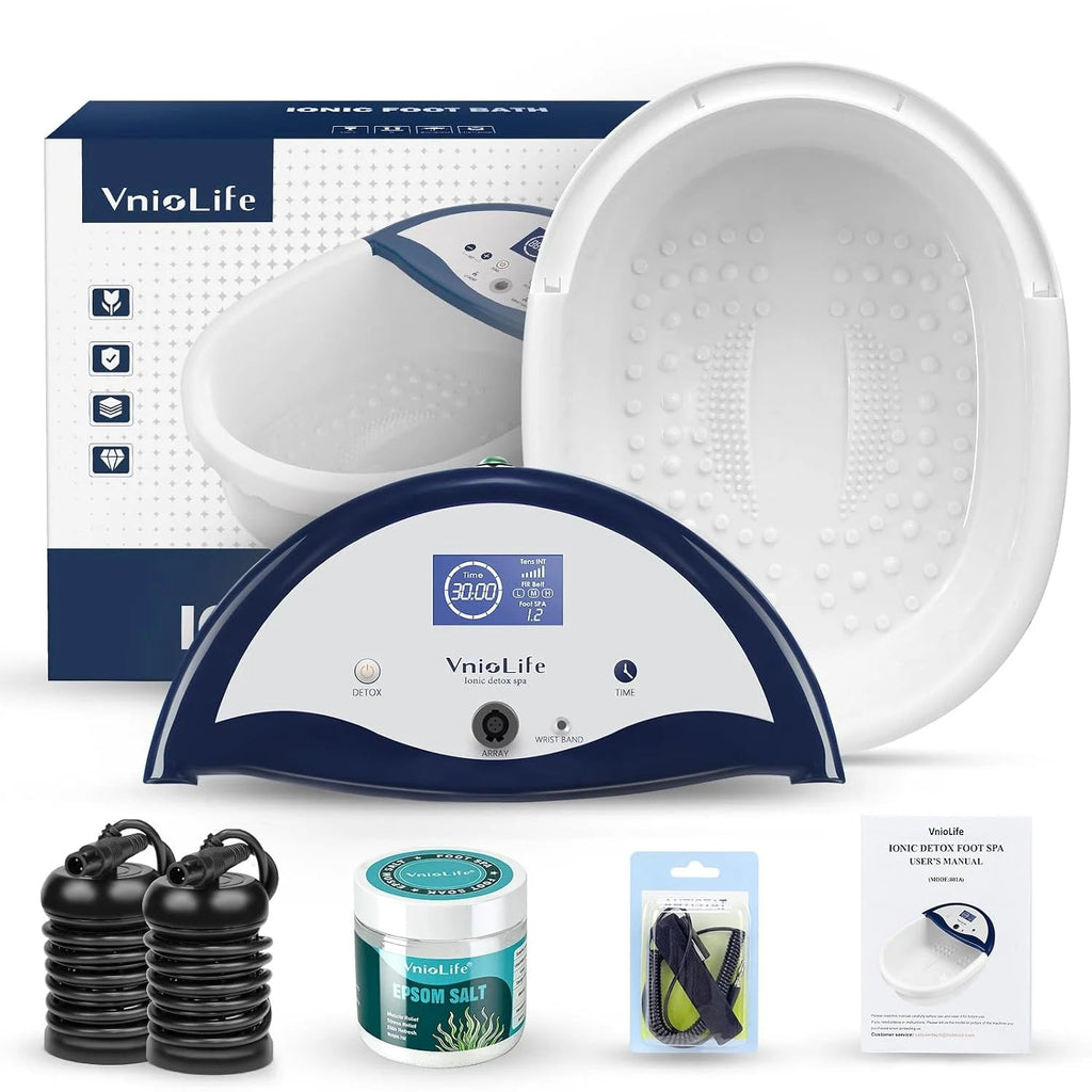 Ion Detox Foot Spa Machine with Epsom Salt – Ionic Deep Clean Detox & Full Body Cleansing Machine for Home Wellness - sensationmarketsensationmarket200000853:2475;200007763:201336106;400079803:1983475201Ion Detox Foot Spa Machine with Epsom Salt – Ionic Deep Clean Detox & Full Body Cleansing Machine for Home Wellness100V-127V US PlugUnited States110 V
