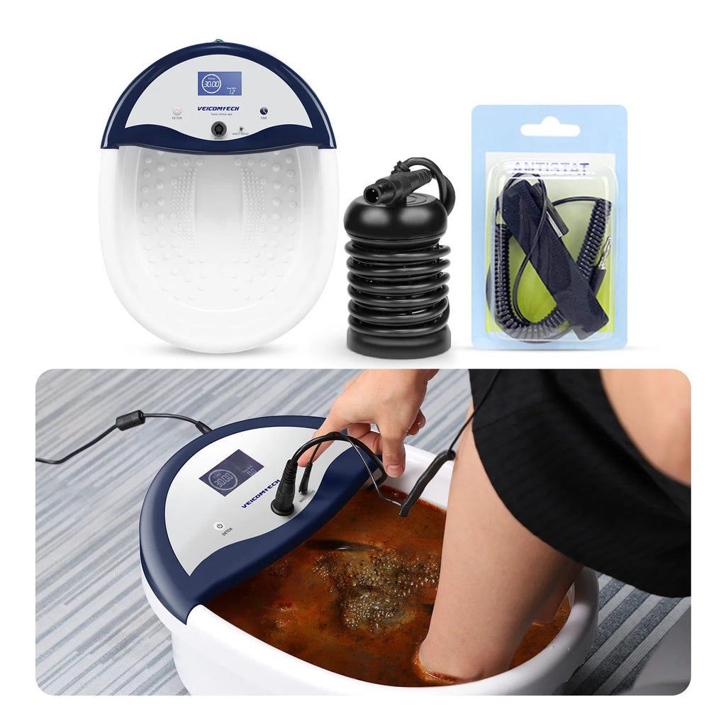 Ion Detox Foot Spa Machine with Epsom Salt – Ionic Deep Clean Detox & Full Body Cleansing Machine for Home Wellness - sensationmarketsensationmarket200000853:2475;200007763:201336106;400079803:1983475201Ion Detox Foot Spa Machine with Epsom Salt – Ionic Deep Clean Detox & Full Body Cleansing Machine for Home Wellness100V-127V US PlugUnited States110 V