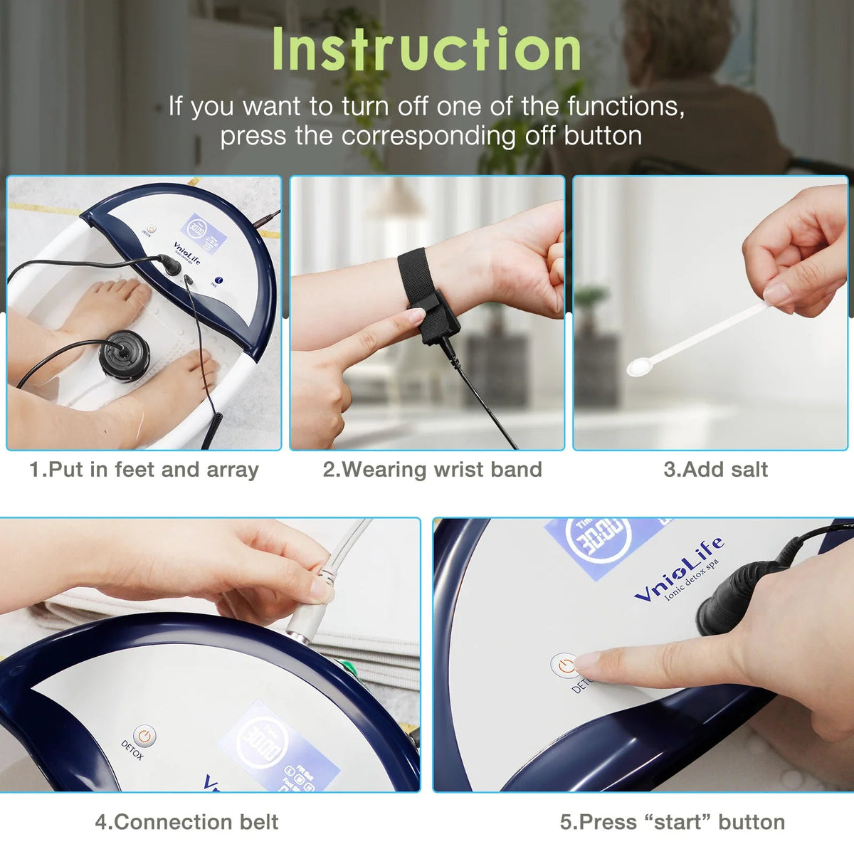 Ion Detox Foot Spa Machine with Epsom Salt – Ionic Deep Clean Detox & Full Body Cleansing Machine for Home Wellness - sensationmarketsensationmarket200000853:2475;200007763:201336106;400079803:1983475201Ion Detox Foot Spa Machine with Epsom Salt – Ionic Deep Clean Detox & Full Body Cleansing Machine for Home Wellness100V-127V US PlugUnited States110 V