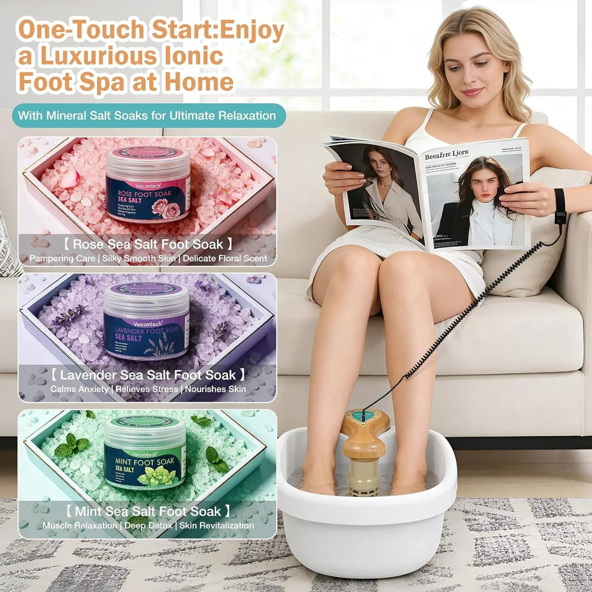 Ionic Foot Bath Detox Machine with 3 Sea Salts – Complete Home Ionic Cleansing & Full Body Detox Spa Kit - sensationmarketsensationmarket200007763:201336106;400079803:1983475201Ionic Foot Bath Detox Machine with 3 Sea Salts – Complete Home Ionic Cleansing & Full Body Detox Spa Kit100V-127V US PlugUnited States