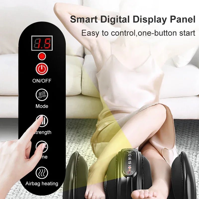 Jinkairui Air Compression Foot & Calf Massager with Heat – Shiatsu Deep Kneading Leg Massage Machine with Remote Control - sensationmarketsensationmarket14:200003699#black;200009209:201898808Jinkairui Air Compression Foot & Calf Massager with Heat – Shiatsu Deep Kneading Leg Massage Machine with Remote ControlUS Plugblack