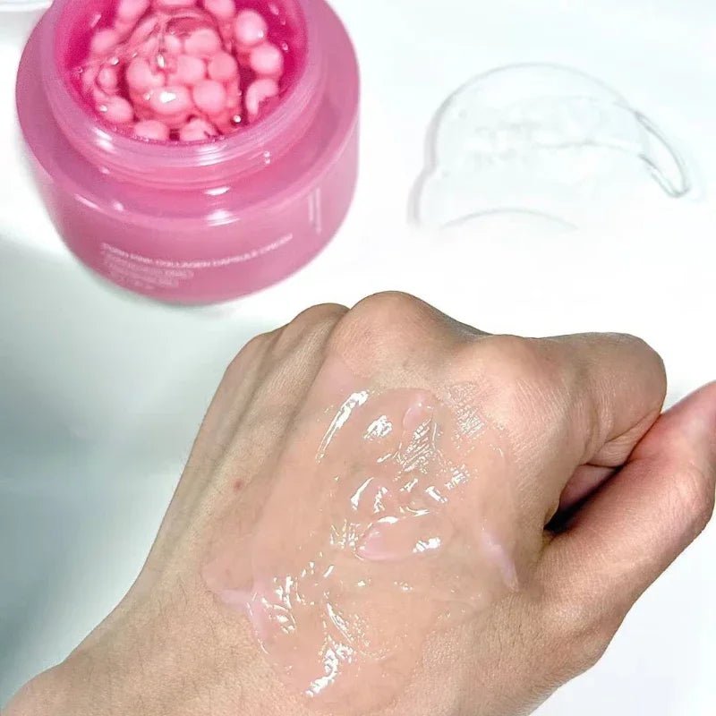 Korean Pink Collagen PDRN Capsule Cream with Niacinamide – Lightweight Non-Greasy Face Moisturizer for Uneven Skin Tone & Radiant Glow - sensationmarketsensationmarket200000581:200008193#Buy 2 get 1 FreeKorean Pink Collagen PDRN Capsule Cream with Niacinamide – Lightweight Non-Greasy Face Moisturizer for Uneven Skin Tone & Radiant GlowBuy 2 get 1 Free