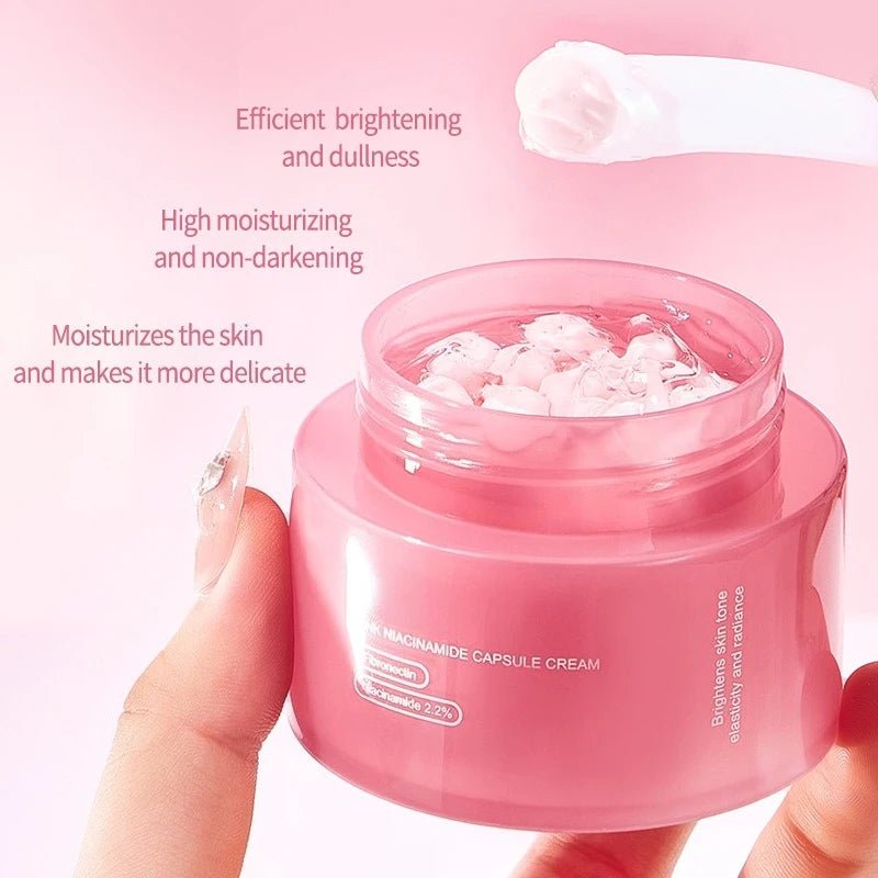 Korean Pink Collagen PDRN Capsule Cream with Niacinamide – Lightweight Non-Greasy Face Moisturizer for Uneven Skin Tone & Radiant Glow - sensationmarketsensationmarket200000581:200008193#Buy 2 get 1 FreeKorean Pink Collagen PDRN Capsule Cream with Niacinamide – Lightweight Non-Greasy Face Moisturizer for Uneven Skin Tone & Radiant GlowBuy 2 get 1 Free