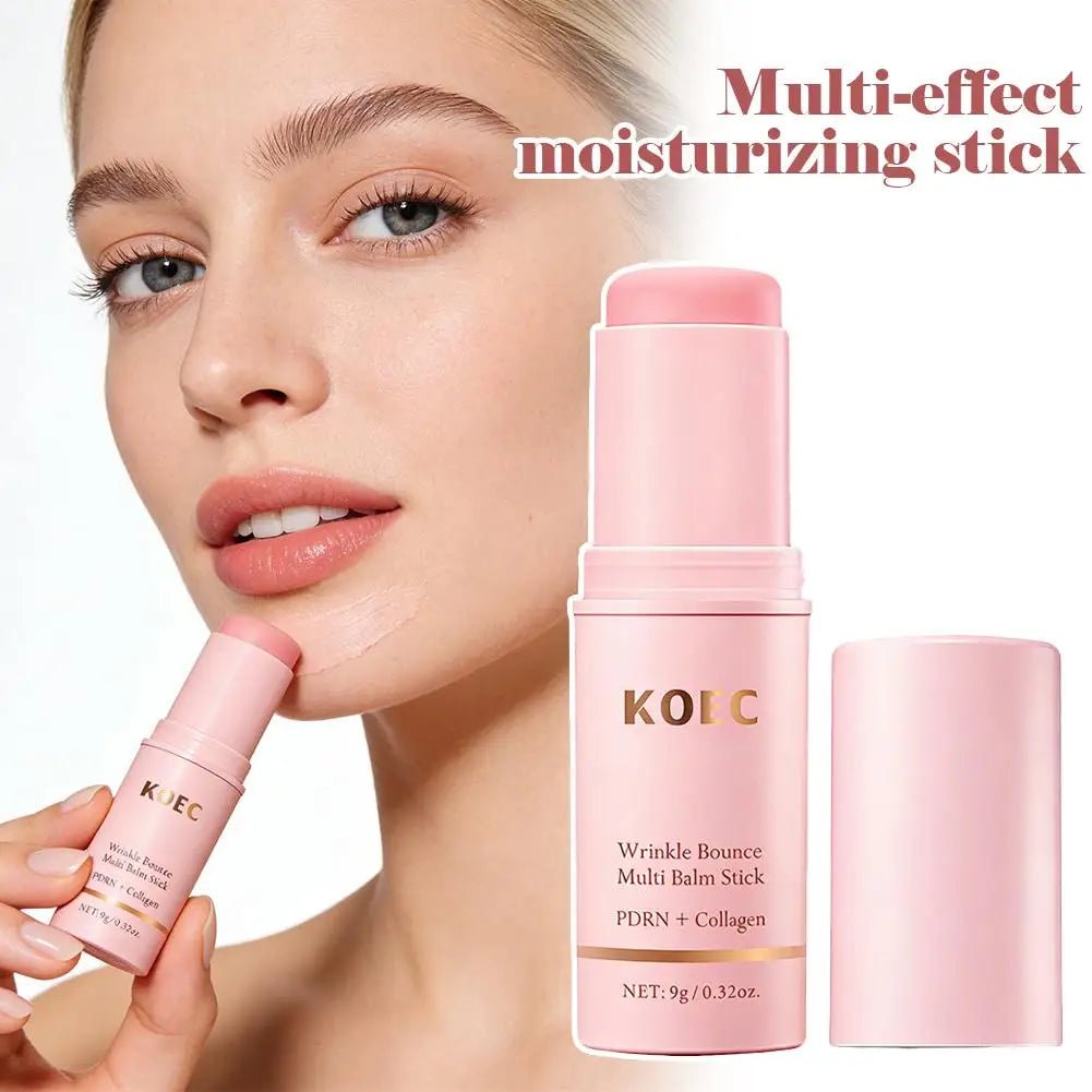 Korean Pink PDRN Collagen Bounce Multi Balm Stick – Hydrating, Anti-Wrinkle & Multi-Functional Skincare & Makeup Moisturizer Stick - sensationmarketsensationmarket14:200021498#pinkKorean Pink PDRN Collagen Bounce Multi Balm Stick – Hydrating, Anti-Wrinkle & Multi-Functional Skincare & Makeup Moisturizer Stickpink