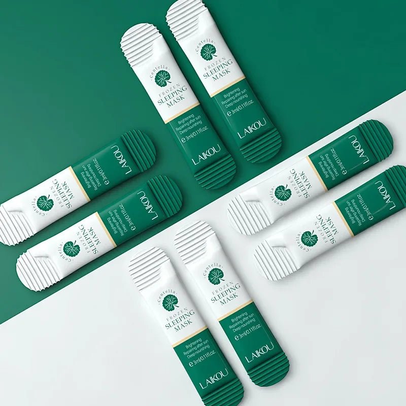LAIKOU 7-Piece Sleeping Face Mask Set – Snail, Matcha, Seaweed, Sakura & Centella Night Masks for Moisturising & Skin Repair - sensationmarketsensationmarket14:201452310#mixedLAIKOU 7-Piece Sleeping Face Mask Set – Snail, Matcha, Seaweed, Sakura & Centella Night Masks for Moisturising & Skin Repairmixed