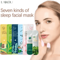 LAIKOU 7-Piece Sleeping Face Mask Set – Snail, Matcha, Seaweed, Sakura & Centella Night Masks for Moisturising & Skin Repair - sensationmarketsensationmarket14:201452310#mixedLAIKOU 7-Piece Sleeping Face Mask Set – Snail, Matcha, Seaweed, Sakura & Centella Night Masks for Moisturising & Skin Repairmixed