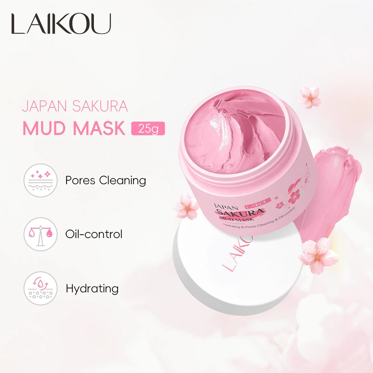 LAIKOU Longjing Matcha Mud Mask – Blackhead Removal, Oil Control & Deep Cleansing Clay Mask with Refreshing Hydration - sensationmarketsensationmarket14:29#sakuraLAIKOU Longjing Matcha Mud Mask – Blackhead Removal, Oil Control & Deep Cleansing Clay Mask with Refreshing Hydrationsakura