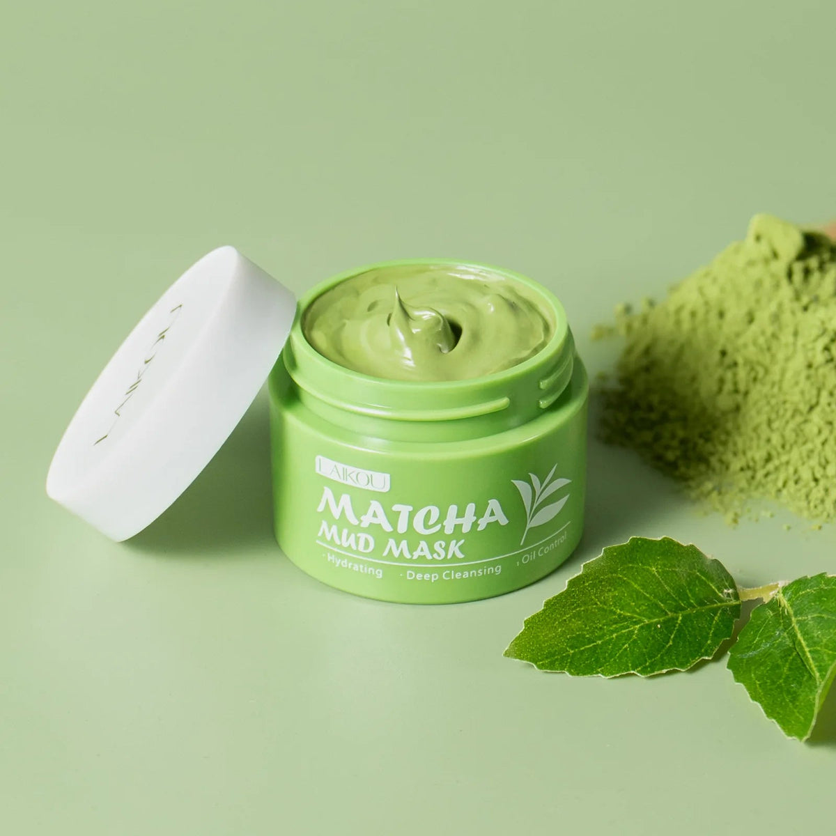 LAIKOU Longjing Matcha Mud Mask – Blackhead Removal, Oil Control & Deep Cleansing Clay Mask with Refreshing Hydration - sensationmarketsensationmarket14:29#sakuraLAIKOU Longjing Matcha Mud Mask – Blackhead Removal, Oil Control & Deep Cleansing Clay Mask with Refreshing Hydrationsakura