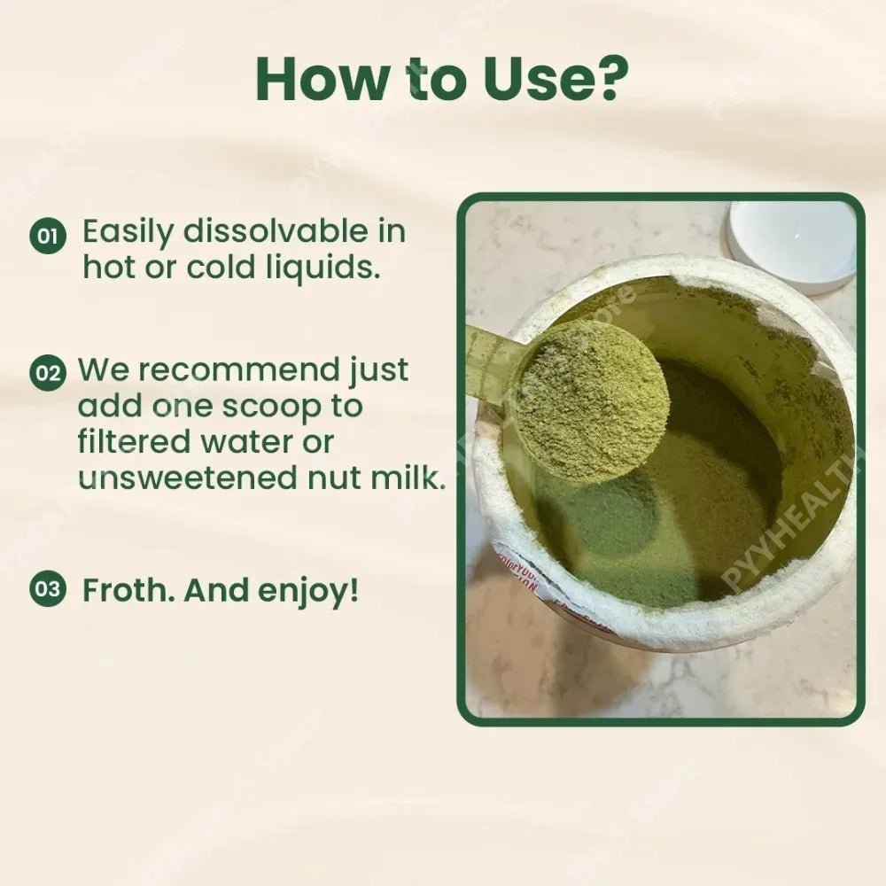 Matcha Collagen Powder – Marine Collagen & Green Tea Beauty Wellness Drink Mix for Hair, Skin & Nails (90g) - sensationmarketsensationmarket200076261:200138404#270 g(Pack of 3)Matcha Collagen Powder – Marine Collagen & Green Tea Beauty Wellness Drink Mix for Hair, Skin & Nails (90g)270 g(Pack of 3)
