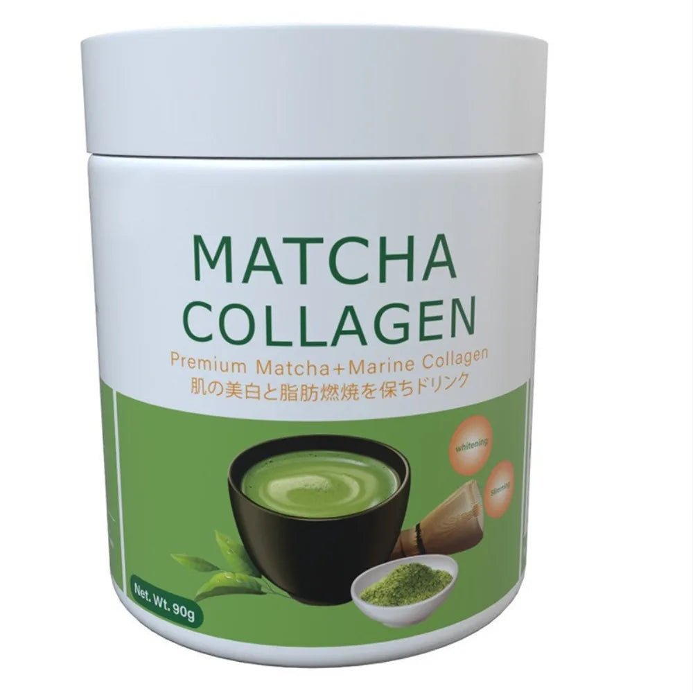 Matcha Collagen Powder – Marine Collagen & Green Tea Beauty Wellness Drink Mix for Hair, Skin & Nails (90g) - sensationmarketsensationmarket200076261:200095939#90 g(Pack of 1)Matcha Collagen Powder – Marine Collagen & Green Tea Beauty Wellness Drink Mix for Hair, Skin & Nails (90g)90 g(Pack of 1)