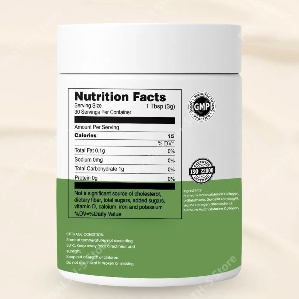 Matcha Collagen Powder – Marine Collagen & Green Tea Beauty Wellness Drink Mix for Hair, Skin & Nails (90g) - sensationmarketsensationmarket200076261:200138404#270 g(Pack of 3)Matcha Collagen Powder – Marine Collagen & Green Tea Beauty Wellness Drink Mix for Hair, Skin & Nails (90g)270 g(Pack of 3)