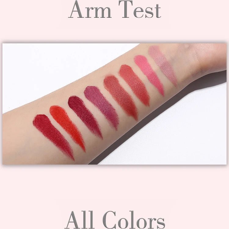 Matte Velvet Lipstick – 8 Sexy Shades | Waterproof, Non-Transfer, Long-Lasting & Moisturizing Solid Lip Color - sensationmarketsensationmarket200001176:200006154#08Matte Velvet Lipstick – 8 Sexy Shades | Waterproof, Non-Transfer, Long-Lasting & Moisturizing Solid Lip Color08
