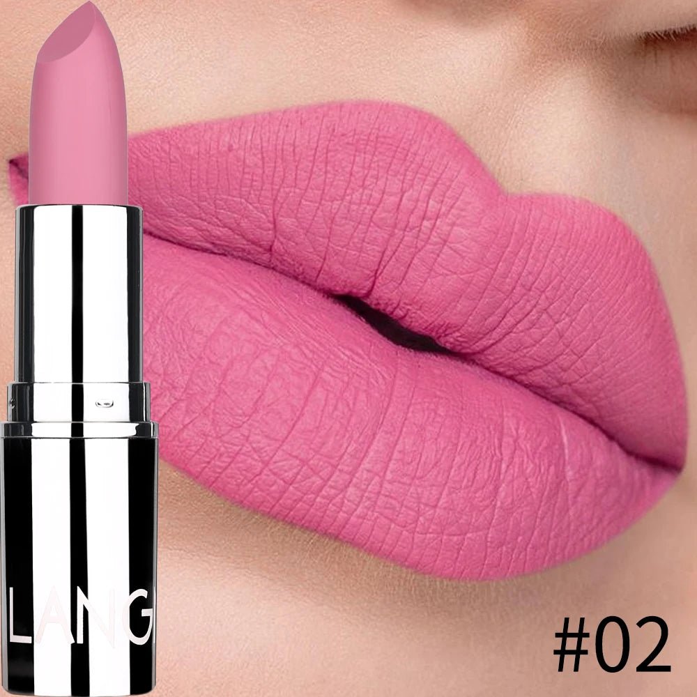 Matte Velvet Lipstick – 8 Sexy Shades | Waterproof, Non-Transfer, Long-Lasting & Moisturizing Solid Lip Color - sensationmarketsensationmarket200001176:1254#02Matte Velvet Lipstick – 8 Sexy Shades | Waterproof, Non-Transfer, Long-Lasting & Moisturizing Solid Lip Color02