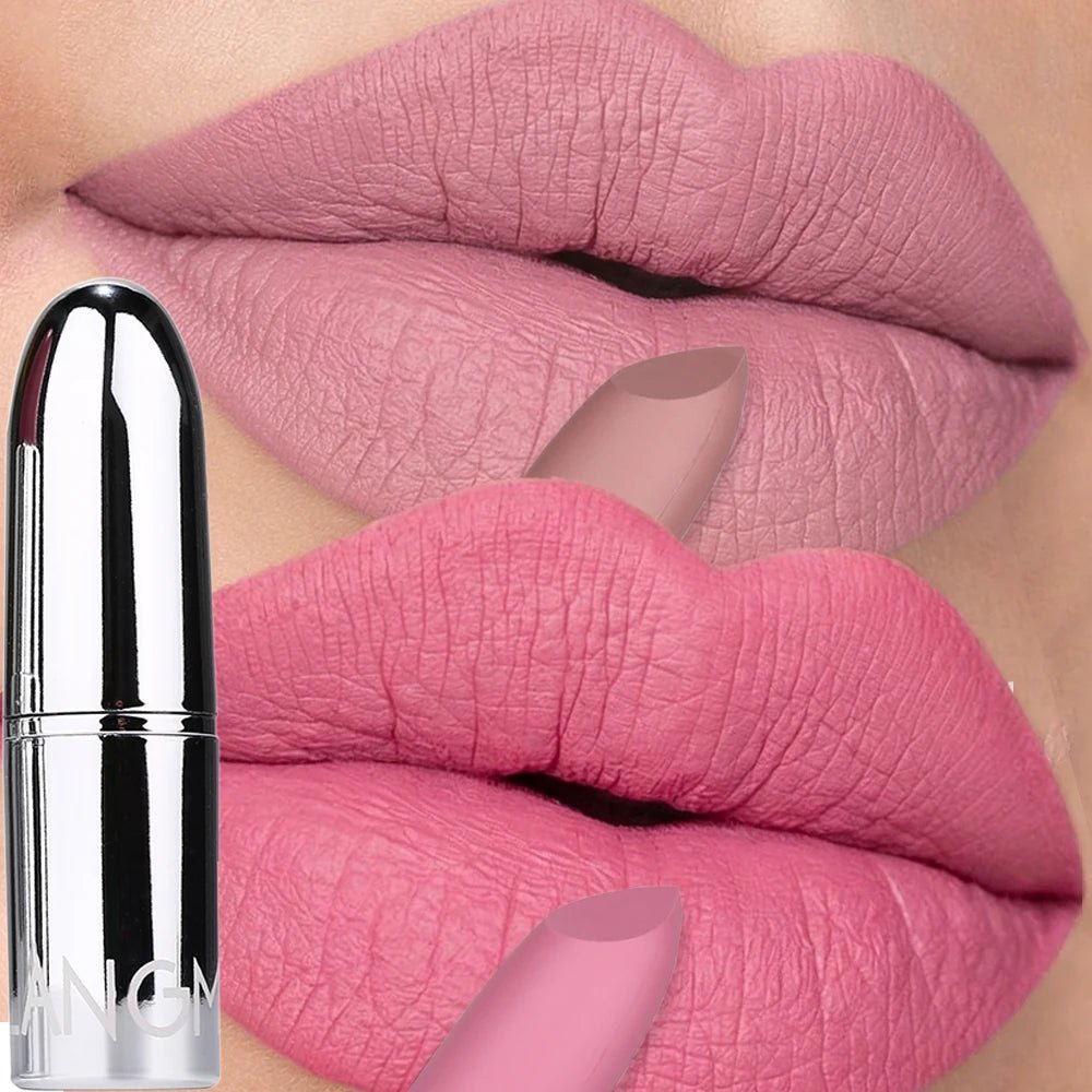 Matte Velvet Lipstick – 8 Sexy Shades | Waterproof, Non-Transfer, Long-Lasting & Moisturizing Solid Lip Color - sensationmarketsensationmarket200001176:200006154#08Matte Velvet Lipstick – 8 Sexy Shades | Waterproof, Non-Transfer, Long-Lasting & Moisturizing Solid Lip Color08