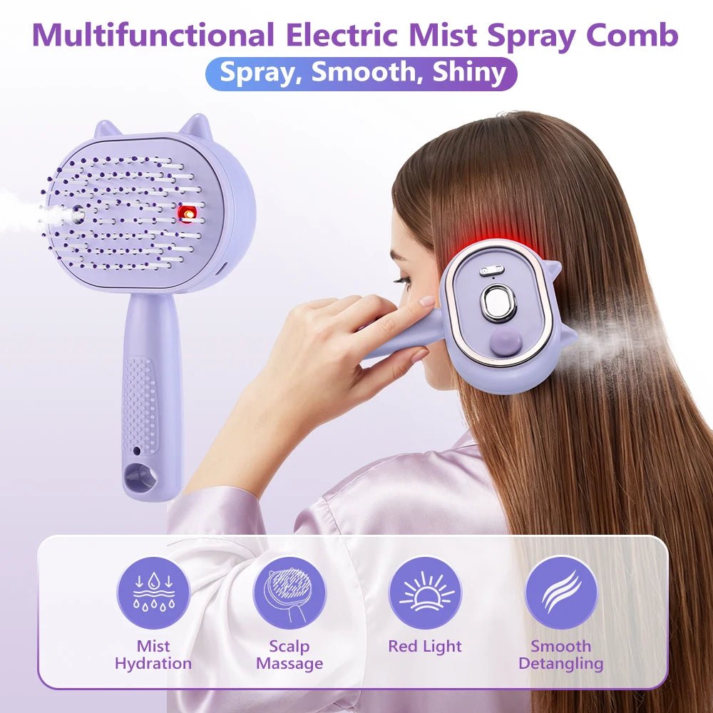 Mist Spray Steam Hair Brush & Scalp Massager Comb – Rechargeable Anti-Static Detangling Comb for Dry & Frizzy Hair - sensationmarketsensationmarket14:496#1PCS;400079803:23313063559Mist Spray Steam Hair Brush & Scalp Massager Comb – Rechargeable Anti-Static Detangling Comb for Dry & Frizzy HairUSB Type-C1PCS