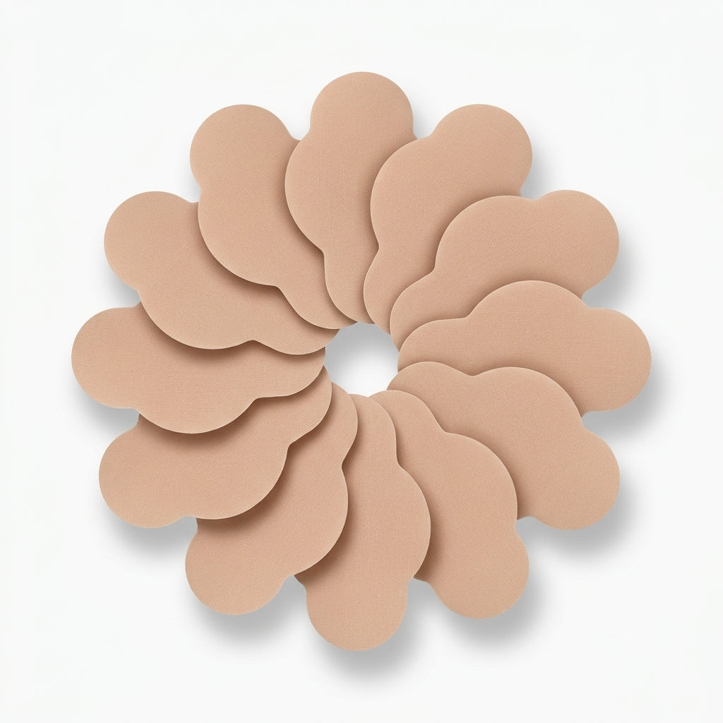 Adhesive breast lift tape and nipple cover set — Complete 10-Piece Set Overview | Generated by Modelize
