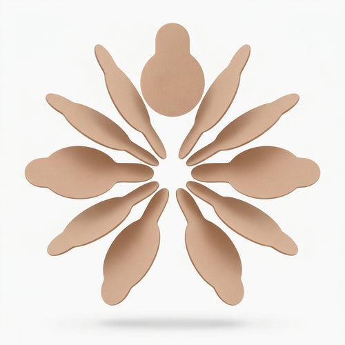 Invisible adhesive bra set — Complete 10-Piece Set Overview | Generated by Modelize