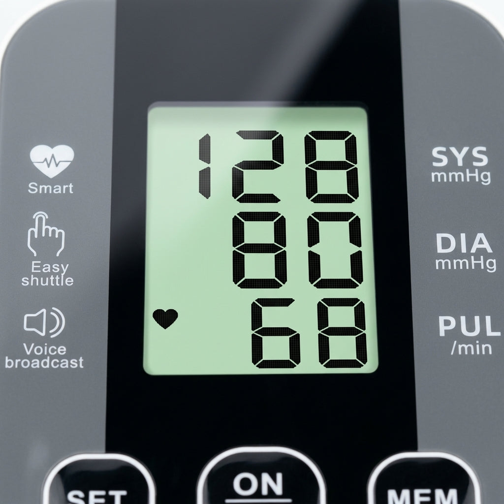 Automatic Upper Arm Blood Pressure Monitor — Display Macro | Generated by Modelize
