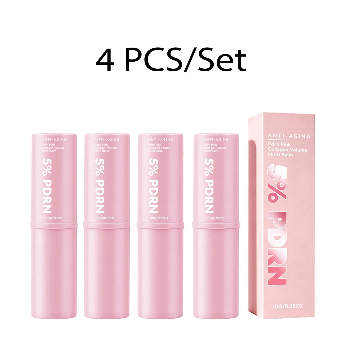 PDRN Collagen Multi Balm Stick 10g – Moisturizing, Soothing & Nourishing for Face, Neck & Lips | Plumping Portable Daily Skincare - sensationmarketsensationmarket14:201336230#4x 10gPDRN Collagen Multi Balm Stick 10g – Moisturizing, Soothing & Nourishing for Face, Neck & Lips | Plumping Portable Daily Skincare4x 10g