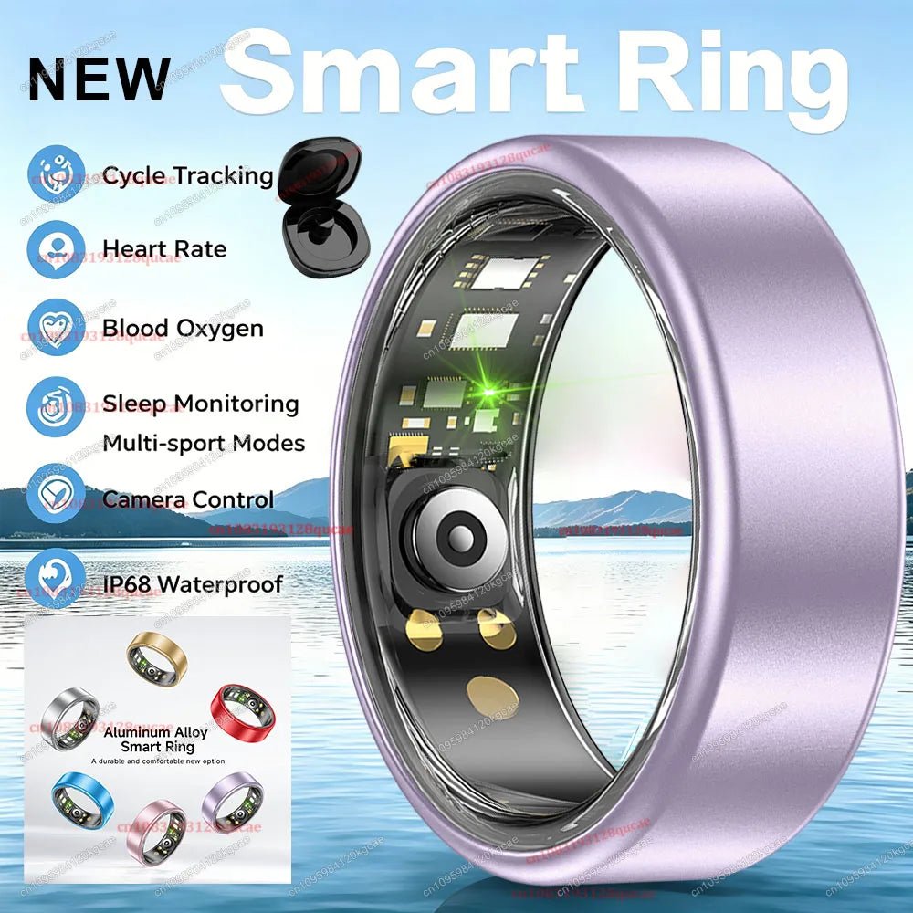 R10 Smart Ring with Charging Case – Heart Rate, Sleep & Health Monitoring, IP68 Waterproof & Multi-Sport Mode for Men & Women - sensationmarketsensationmarket14:4602#Purple Box;200000369:350262R10 Smart Ring with Charging Case – Heart Rate, Sleep & Health Monitoring, IP68 Waterproof & Multi-Sport Mode for Men & Women9Purple Box