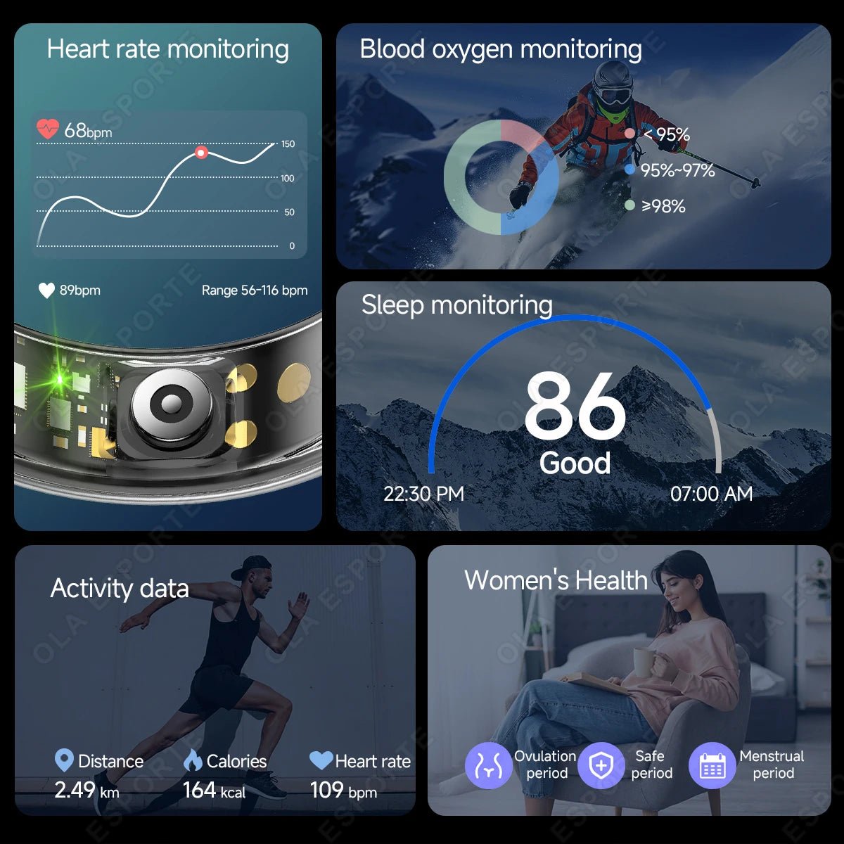 R10 Smart Ring with Charging Case – Heart Rate, Sleep & Health Monitoring, IP68 Waterproof & Multi-Sport Mode for Men & Women - sensationmarketsensationmarket14:1202#Blue Box;200000369:699R10 Smart Ring with Charging Case – Heart Rate, Sleep & Health Monitoring, IP68 Waterproof & Multi-Sport Mode for Men & Women8Blue Box