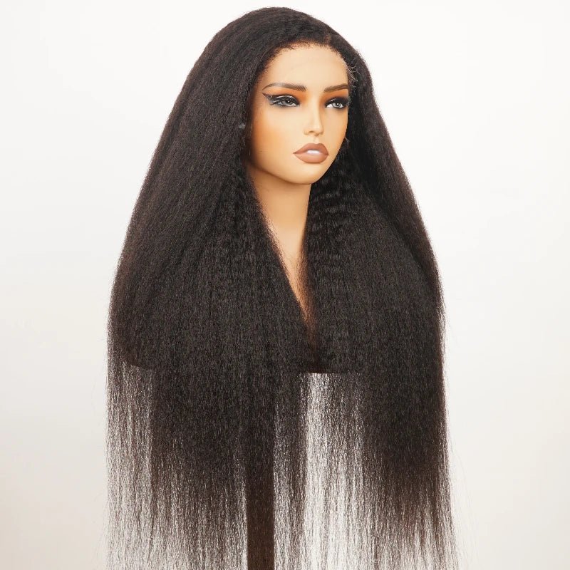 Raw Indian Hair HD Lace Front Wig – 100% Virgin Cuticle-Aligned Glueless Human Hair Wig for Black Women - sensationmarketsensationmarket191288010:-15#kinky straight;191290947:-2#contact us to get 10''-38'' priceRaw Indian Hair HD Lace Front Wig – 100% Virgin Cuticle-Aligned Glueless Human Hair Wig for Black Womencontact us to get 10''-38'' pricekinky straight