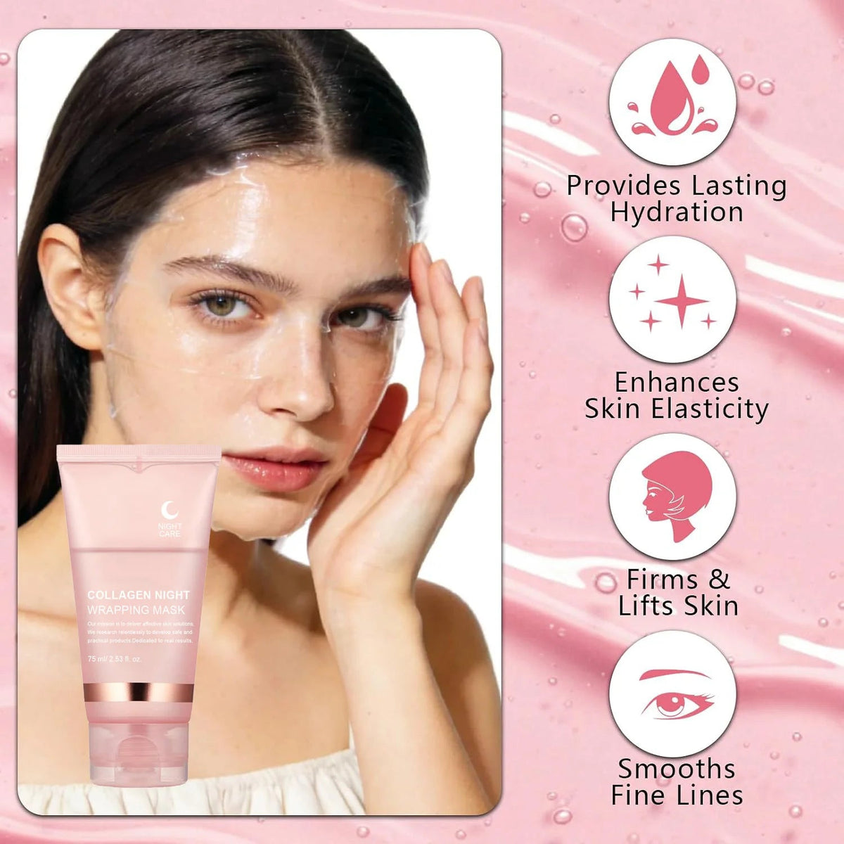 Salmon Collagen Jelly Peel-Off Mask – PDRN & DNA Overnight Wrapping Facial Mask for Elasticity, Skin Glow & Korean Skincare - sensationmarketsensationmarket14:200002130#creamSalmon Collagen Jelly Peel-Off Mask – PDRN & DNA Overnight Wrapping Facial Mask for Elasticity, Skin Glow & Korean Skincarecream