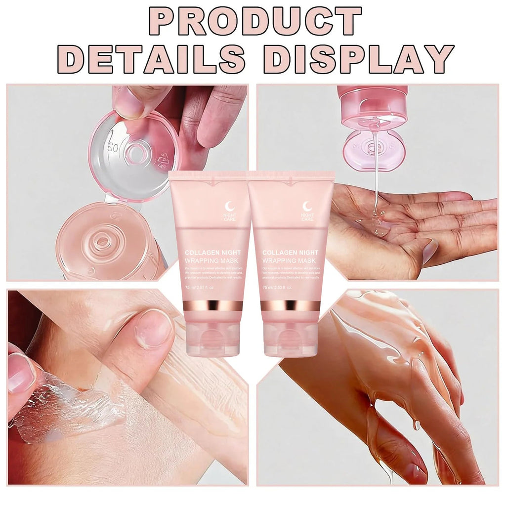 Salmon Collagen Jelly Peel-Off Mask – PDRN & DNA Overnight Wrapping Facial Mask for Elasticity, Skin Glow & Korean Skincare - sensationmarketsensationmarket14:200002130#creamSalmon Collagen Jelly Peel-Off Mask – PDRN & DNA Overnight Wrapping Facial Mask for Elasticity, Skin Glow & Korean Skincarecream