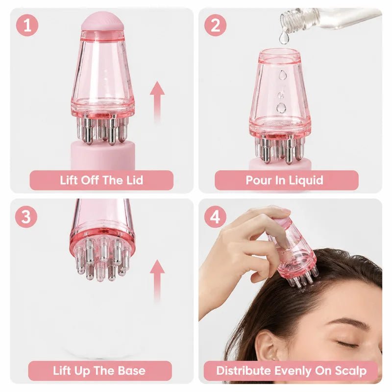 Scalp Root Oil Applicator Comb & Detangler Brush Set (2pcs) – Hair Growth Serum & Nourishing Oil Hair Care Kit - sensationmarketsensationmarket14:200004891#Rose red-2pcsScalp Root Oil Applicator Comb & Detangler Brush Set (2pcs) – Hair Growth Serum & Nourishing Oil Hair Care KitRose red-2pcs