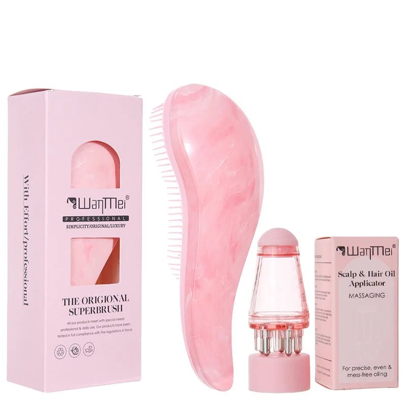 Scalp Root Oil Applicator Comb & Detangler Brush Set (2pcs) – Hair Growth Serum & Nourishing Oil Hair Care Kit - sensationmarketsensationmarket14:1052#Pink-2pcsScalp Root Oil Applicator Comb & Detangler Brush Set (2pcs) – Hair Growth Serum & Nourishing Oil Hair Care KitPink-2pcs