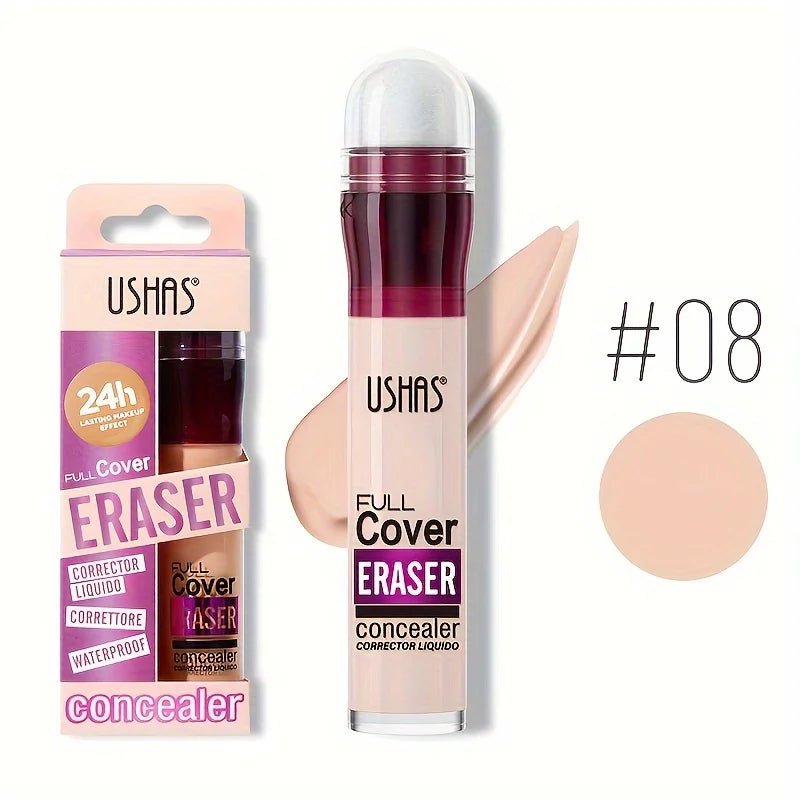 Sponge-Tip Concealer & Liquid Foundation – Full Coverage for Dark Circles, Acne, Freckles & Pigmentation | Long-Lasting Moisturizing Formula - sensationmarketsensationmarket200001176:200006156#08Sponge-Tip Concealer & Liquid Foundation – Full Coverage for Dark Circles, Acne, Freckles & Pigmentation | Long-Lasting Moisturizing Formula08