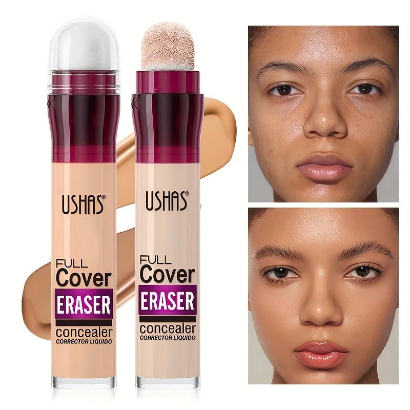 Sponge-Tip Concealer & Liquid Foundation – Full Coverage for Dark Circles, Acne, Freckles & Pigmentation | Long-Lasting Moisturizing Formula - sensationmarketsensationmarket200001176:200004889#01Sponge-Tip Concealer & Liquid Foundation – Full Coverage for Dark Circles, Acne, Freckles & Pigmentation | Long-Lasting Moisturizing Formula01