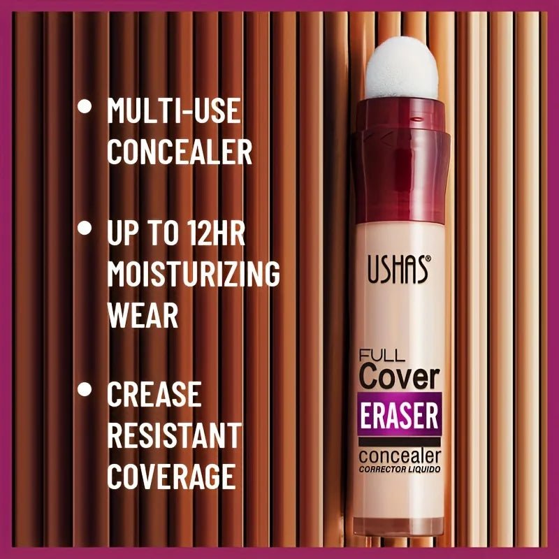 Sponge-Tip Concealer & Liquid Foundation – Full Coverage for Dark Circles, Acne, Freckles & Pigmentation | Long-Lasting Moisturizing Formula - sensationmarketsensationmarket200001176:200004889#01Sponge-Tip Concealer & Liquid Foundation – Full Coverage for Dark Circles, Acne, Freckles & Pigmentation | Long-Lasting Moisturizing Formula01
