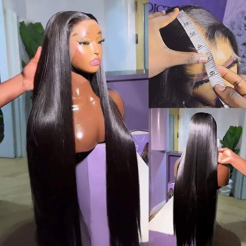 Wear & Go Glueless 13x6 HD Lace Front Wig – Indian Cuticle Aligned Human Hair for Black Women | Invisible Lace, Zero Glue - sensationmarketsensationmarket191284209:13815387#Straight;191288010:3327837#Black;191290947:25118816#4 Inches;211092054:-4#13x6glulessWear & Go Glueless 13x6 HD Lace Front Wig – Indian Cuticle Aligned Human Hair for Black Women | Invisible Lace, Zero Glue4 Inches|13x6glulessBlackStraight