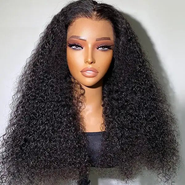 Wear & Go Glueless 13x6 HD Lace Front Wig – Indian Cuticle Aligned Human Hair for Black Women | Invisible Lace, Zero Glue - sensationmarketsensationmarket191284209:355666178#Kinky Curl;191288010:3327837#Black;191290947:25118816#4 Inches;211092054:-4#13x6glulessWear & Go Glueless 13x6 HD Lace Front Wig – Indian Cuticle Aligned Human Hair for Black Women | Invisible Lace, Zero Glue4 Inches|13x6glulessBlackKinky Curl
