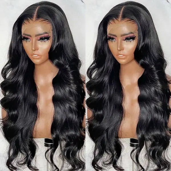 Wear & Go Glueless 13x6 HD Lace Front Wig – Indian Cuticle Aligned Human Hair for Black Women | Invisible Lace, Zero Glue - sensationmarketsensationmarket191284209:7685493#Body Wave;191288010:3327837#Black;191290947:25118816#4 Inches;211092054:-4#13x6glulessWear & Go Glueless 13x6 HD Lace Front Wig – Indian Cuticle Aligned Human Hair for Black Women | Invisible Lace, Zero Glue4 Inches|13x6glulessBlackBody Wave