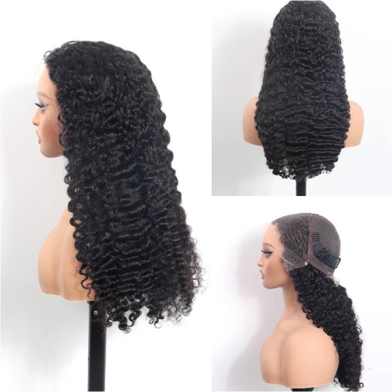 Wear & Go Glueless 13x6 HD Lace Front Wig – Indian Cuticle Aligned Human Hair for Black Women | Invisible Lace, Zero Glue - sensationmarketsensationmarket191284209:-2#Burmese Curly;191288010:3327837#Black;191290947:25118816#4 Inches;211092054:-4#13x6glulessWear & Go Glueless 13x6 HD Lace Front Wig – Indian Cuticle Aligned Human Hair for Black Women | Invisible Lace, Zero Glue4 Inches|13x6glulessBlackBurmese Curly