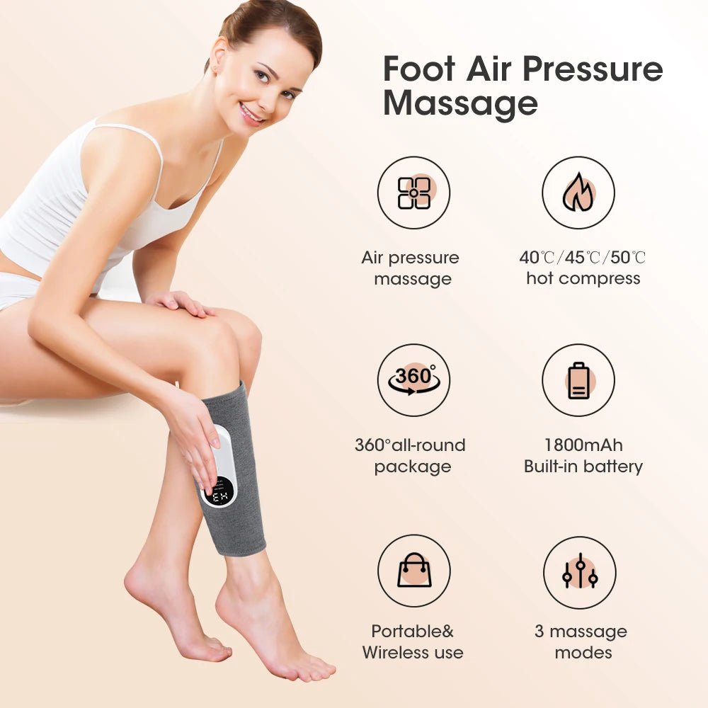 Wireless 360° Calf & Leg Massager – 3-Level Hot Compress & Airbag Compression for Muscle Relief, Foot Relaxation & Blood Circulation - sensationmarketsensationmarket14:350850#Type A;200007763:201336100Wireless 360° Calf & Leg Massager – 3-Level Hot Compress & Airbag Compression for Muscle Relief, Foot Relaxation & Blood CirculationChina MainlandType A