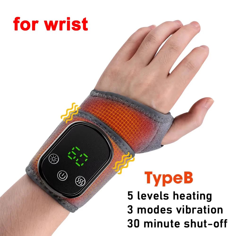 Wrist & Ankle Heating Vibration Massager Wrap – Cordless Joint Support Belt for Hand & Foot Fatigue Relief | Massage Pad for Home Use - sensationmarketsensationmarket14:10#For Wrist -B;200007763:201336100;200009209:201898807#1 pair-2pcsWrist & Ankle Heating Vibration Massager Wrap – Cordless Joint Support Belt for Hand & Foot Fatigue Relief | Massage Pad for Home UseChina Mainland1 pair-2pcsFor Wrist -B